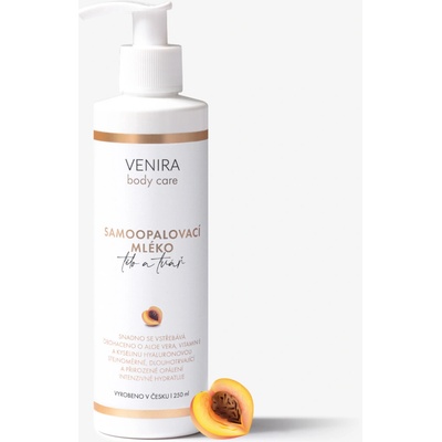 Venira samoopaľovacie mlieko, marhuľa, 250 ml