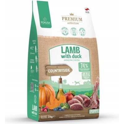 Pokusa Premium Selection jehněčí s kachnou 3 kg