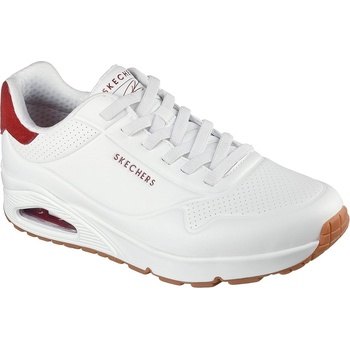 Skechers Маратонки Skechers Men's Harry Kane Collab Bungee Lace Low-Top Trainers - White/Burgundy
