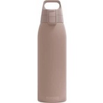 SIGG - Insulated drinking bottle - Thermos bottle Shield Therm One Dusk carbonated drinks - Leak-proof - Dishwasher safe - BPA-free - 90% recycled stainless steel - Warm gray - 1L - 6021.50