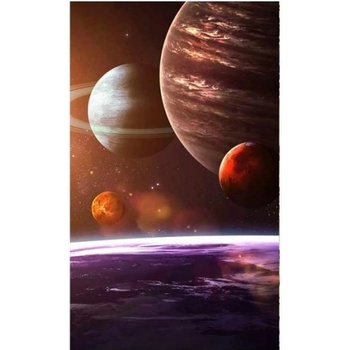 DIMEX ART s. r. o Флизелинов фототапет слънчева система 150 x 250 см