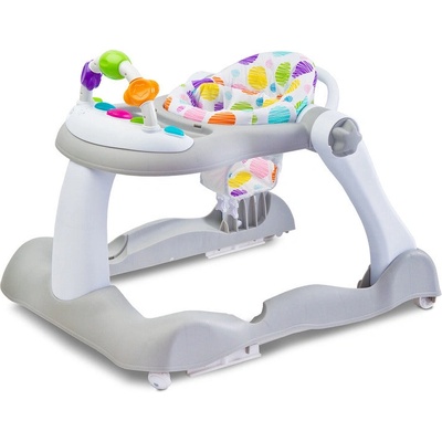 Caretero Toyz Бебешка Проходилка И Уокър 2В1 Footsie Grey Caretero Toyz (TOYZ-2053)