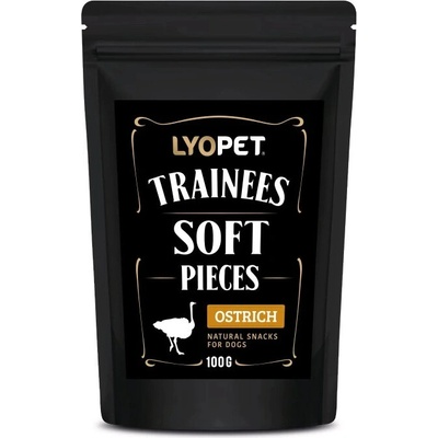 LYOPET Trainees Snack Soft Pieces Ostrich 100 g