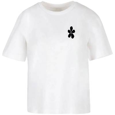 Тениска Miss tee Good Karma Happy Flower short sleeve T-shirt - White (White)