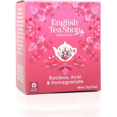 English Tea Shop Rooibos Acai a Granátové jablko 8 sáčků