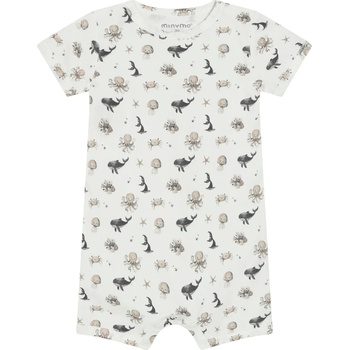 Minymo Детско ежедневно термо бельо Minymo Kid's Suit S/S AOP Body - White Pepper - размер 68 (EU) (714-1863-0212)
