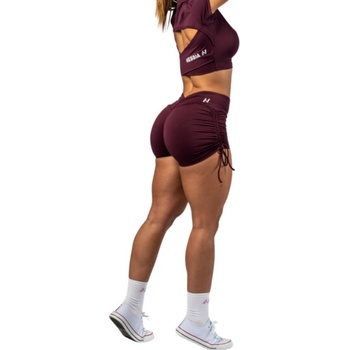 Nebbia Push-up šortky se šněrováním STRONG BEAUTY 429 červená