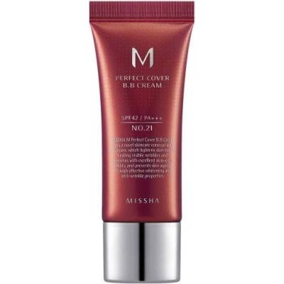 Missha BB крем за лице, №21 Light beige, SPF42, 20 ml