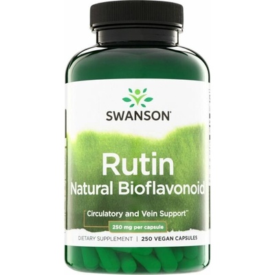 Swanson Rutin Natural Bioflavonoid 250 ks, veganské kapsle, 250 mg