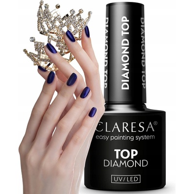 Claresa Gél lak TOP DIAMOND NO WIPE 5 g