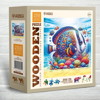 WOODEN CITY Dřevěné Exotická ryba 250 dielov