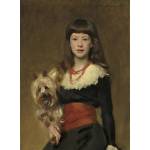Grafika Art Puzzle - Puzzle John Singer Sargent: Miss Beatrice Townsend, 1882 - 2 000 piese
