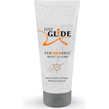 Image 1 of Just Glide Performance Water + Silicone 200ml