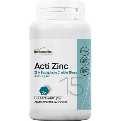 Herba Medica Acti Zinc 15 mg [60 капсули]