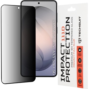 Techsuit Протектор за Samsung Galaxy S26 Plus - 111D Privacy Full Glue - Techsuit - Черен