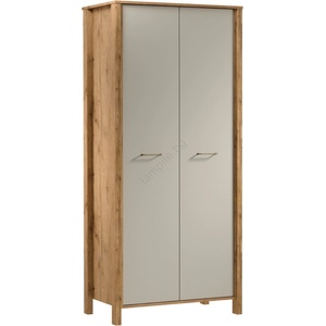 Gala Meble Комод MENTA 90x200x53 см дъб Wotan/сив (GM0052)