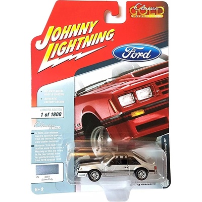 Johnny Lightning Ford Mustang GT 1982 šedá v 1:64