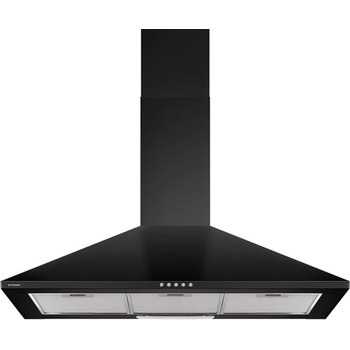 Image 1 of Pyramis Абсорбатор за кухня Square Chimney Black 60 см или 90 см, стенен тип камина