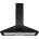 Pyramis Абсорбатор за кухня Square Chimney Black 60 см или 90 см, стенен тип камина