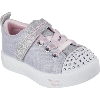 Skechers Детски маратонки Skechers Heart Steps Low-Top Trainers Girls - Grey/Pink