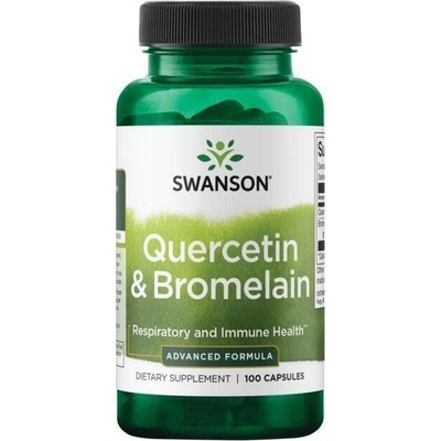 Swanson Kvercetin Quercetin a Bromelin 100 kapslí