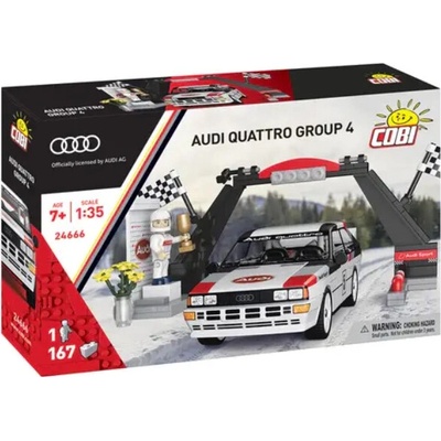 Cobi 24666 Audi Quattro Group 4, 1:35, 167 k, 1f