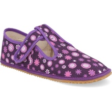 Beda prezúvky Barefoot kvietky širší typ fialové