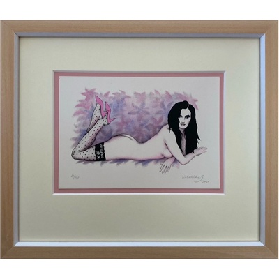 Jelenová Veronika - Burleska ležící | 25.5x22.2