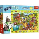Trefl Трефъл: Spy Guy Farm - детективски пъзел за търсене на картинки - 24 части (15589)