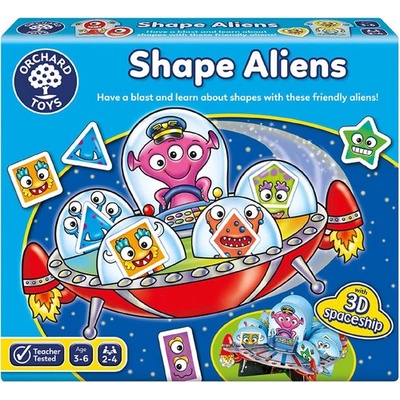 Orchard Toys Učíme se tvary s mimozemšťany Shape Aliens