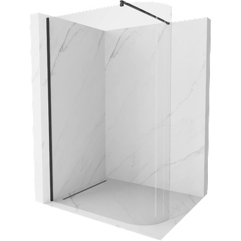 Mexen Kioto-R заоблена душ параван Walk-in 120 x 200 см, прозрачна 8 мм, черна - 800-120-101-70-06 (800-120-101-70-06)