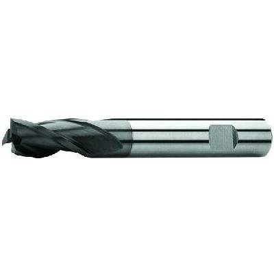 ZPS-FN Fréza válcová čelní 10x19x72, Z3,30°, DIN 6527L, SK, AlTiN, N