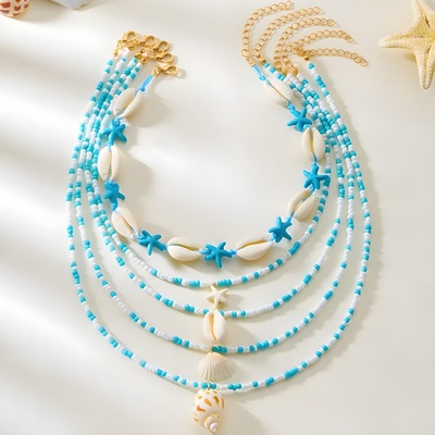 HARAHU Комплект колиета oc-38847 - Синьо / Бяло kp38847 (oc-38847)