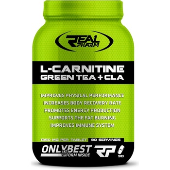 Image 1 of REAL PHARM L-Carnitine, Green Tea & CLA, 90 Capsules