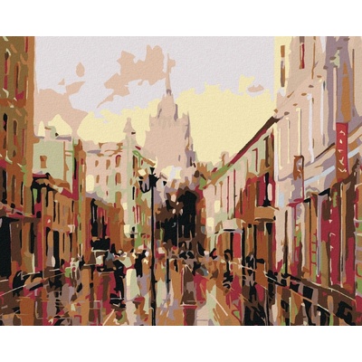 zuty Malování podle čísel na náměstí 100 x 80 cm vypnuté plátno na rám