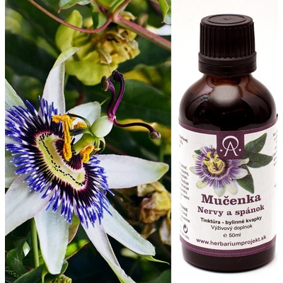 Herbarium Projekt Mučenka, nervy a spánok tinktúra 50 ml