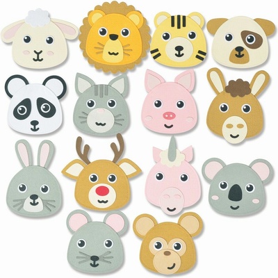 Sizzix Thinlits vyřezávací šablony 20 ks zvířátk – Zboží Dáma