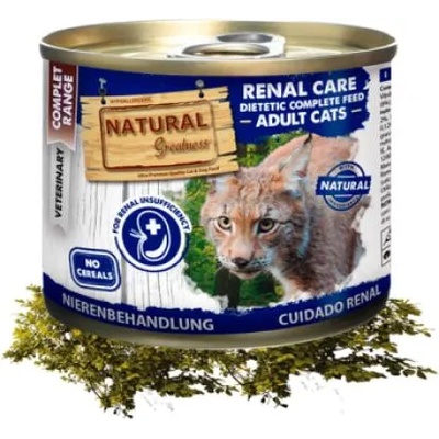 Natural Greatness VET Renal - консерва за коте, за бъбречна недостатъчност, 200 гр - Испания NGD20004