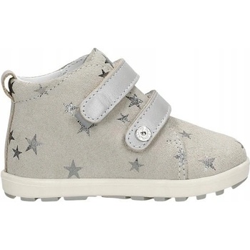 Bartek boty se stříbrnými hvězdičkami popelavé