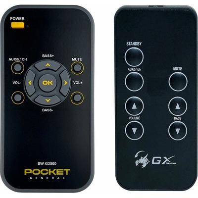 Dálkový ovladač General Genius SW-G3500 5.1 – Hledejceny.cz