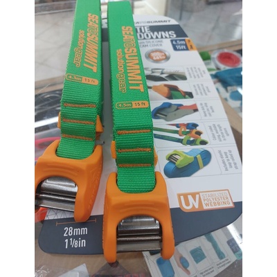 Sea To Summit upínací popruh Tie Down with Silicone Cover Double Pack 4,5 m