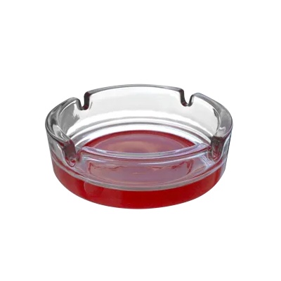 ArtCraft Glassware Art-KYF 72(PBOCL0199MC)-Пепелник с червено дъно (0159189)