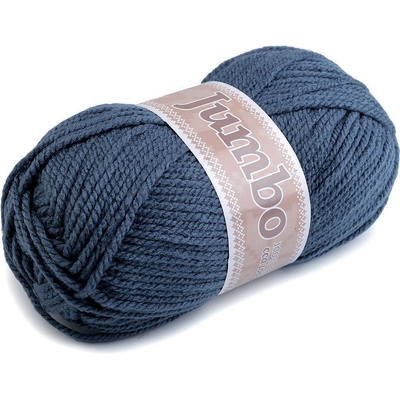 Prima-obchod Pletací příze Jumbo 100 g, barva 24 (917) modrá popelavá