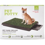 Nunbell Pet Potty кучешка тоалетна с имитация на трева и отделение за течности 60х50cm