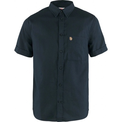 Fjällräven Övik travel košel'a krátký rukáv dark navy
