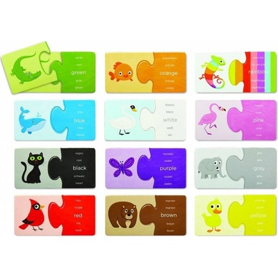 Crocodile Creek truhlička Barvy zvířat 12x2 ks