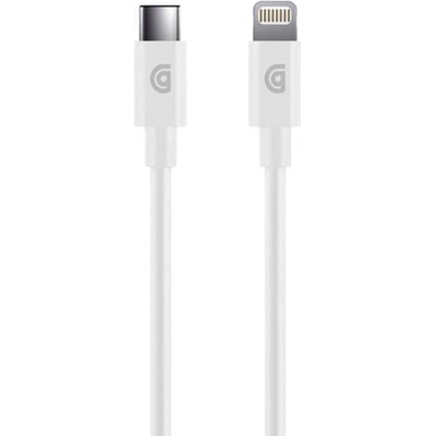 Griffin USB-C to Lightning Cable PD 18W - MFI сертифициран USB-C към Lightning кабел за Apple устройства с Lightning порт (120 см) (бял)