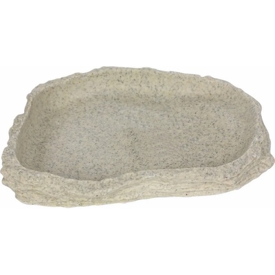 Savannah Bowl for turtles or reptiles Stone Age Dish Series - Каменна хранилка за терариум, 16.5 x 12.5 x 2.5 см
