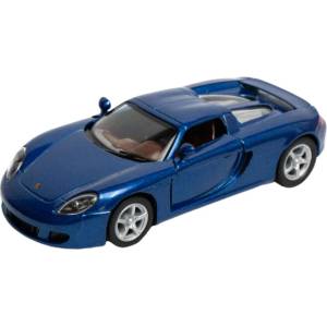 Kinsmart Метална количка Kinsmart - Porsche Carrera GT, 1: 36, синя (61119)