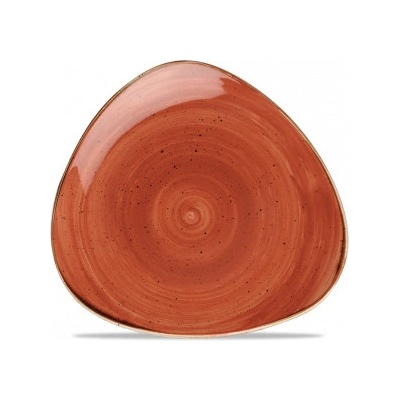 Churchill 1795 Stonecast Spiced Orange 24,5 cm Talíř trojúhelníkový